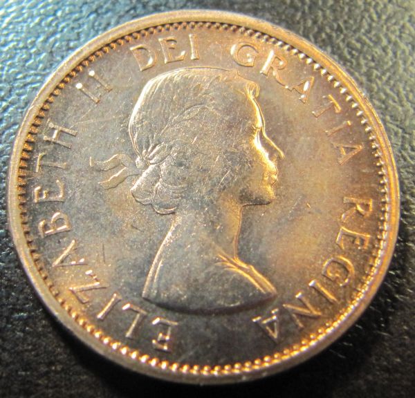 Small-Hoard-Of-1964-Extra-Spine-1-Cent-Pieces